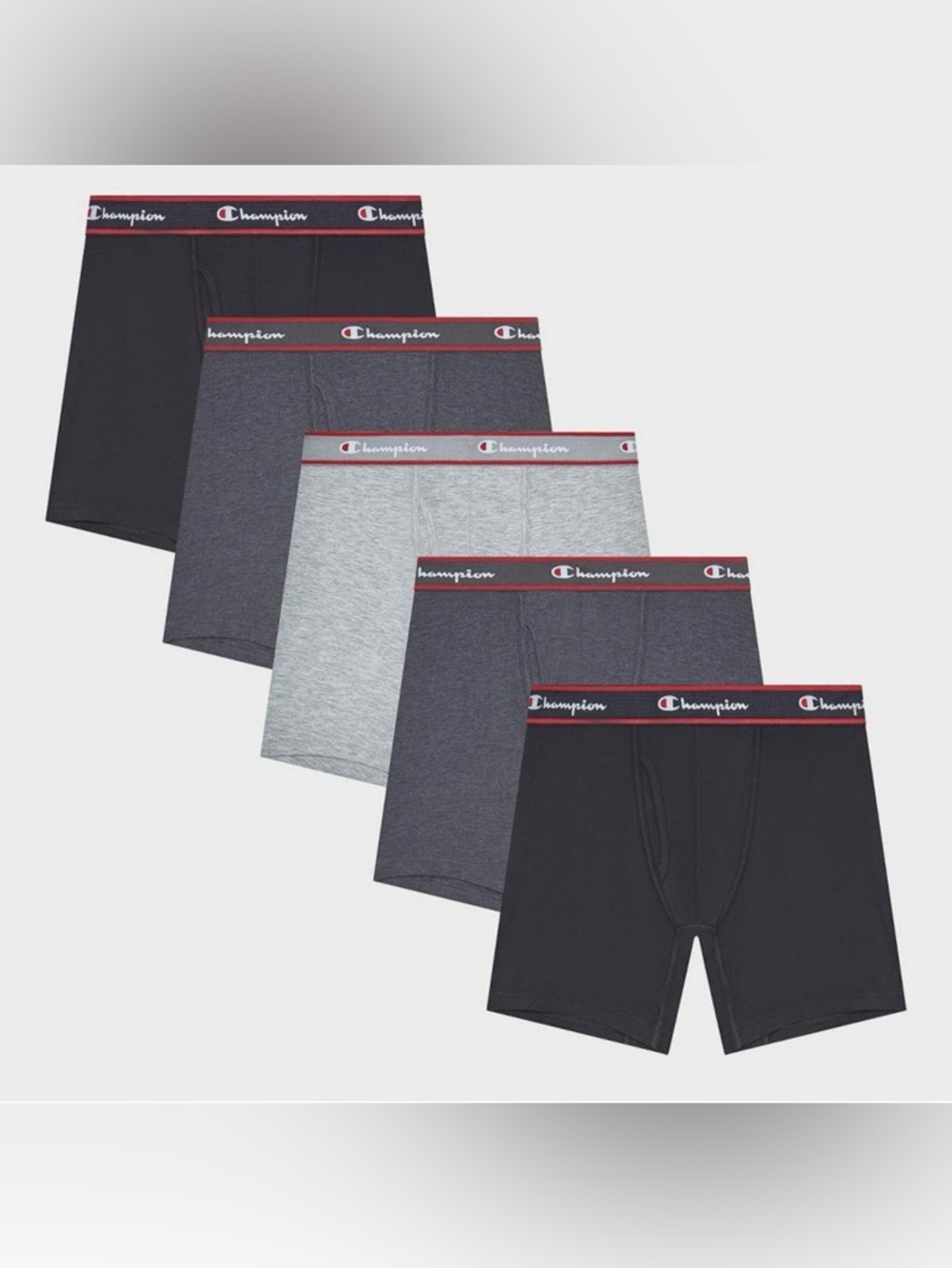Champion Men’s Boxer Briefs 5 Pack